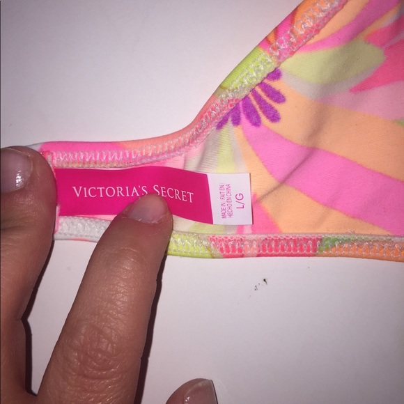 Neon Floral Victoria’s Secret Bikini Swim Wear - Picture 7 of 8
